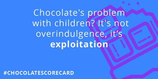 Chocolate should be enjoyed by children, not made by them