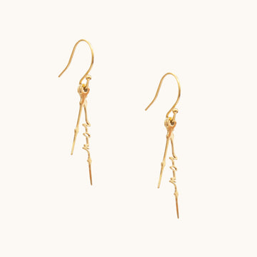 Earrings fair trade ethical sustainable fashion Filigree Earrings in Gold or Silver conscious purchase Eden