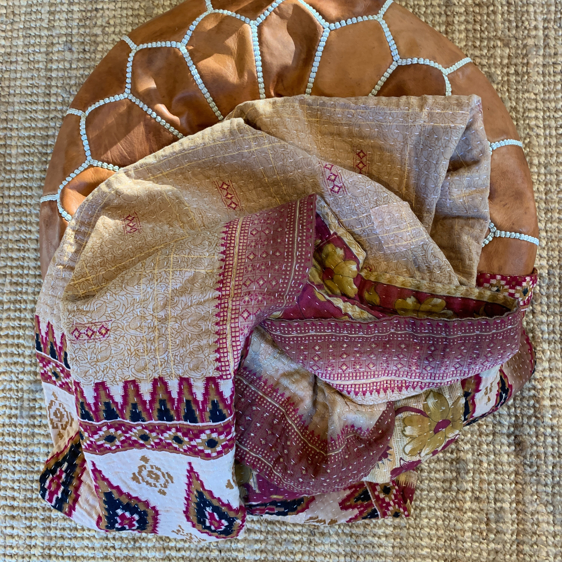 Blankets fair trade ethical sustainable fashion Cotton Throw - Desert Sands conscious purchase Basha