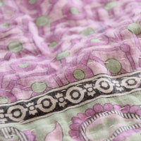 Blankets Small Cotton Throw - Lime and Lavender Fashion Ethical gifts and fair trade from For Dignity