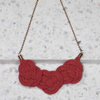 Necklace fair trade ethical sustainable fashion Unity Knotted Statement Necklace conscious purchase Freeleaf