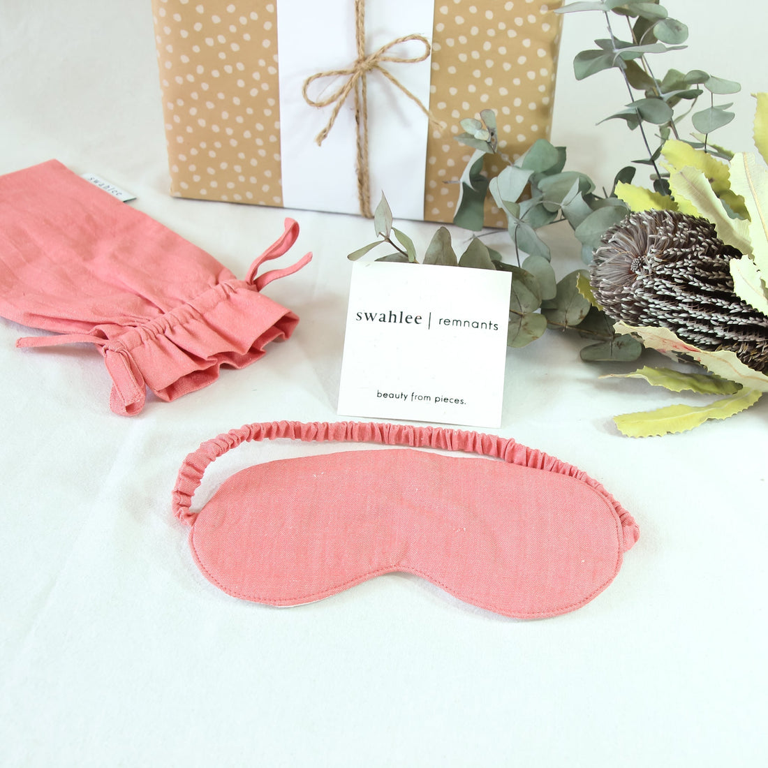 Personal Care fair trade ethical sustainable fashion Handloom Cotton Eye Masks conscious purchase Swahlee