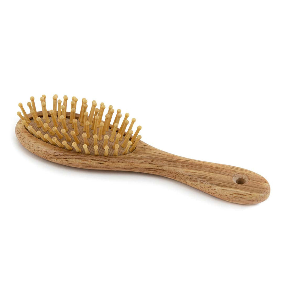 Personal Care fair trade ethical sustainable fashion Travel Sized Timber Hair Brush conscious purchase Eco Max