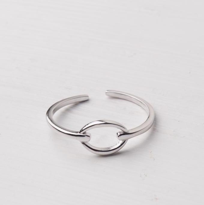 Ring fair trade ethical sustainable fashion Silver Knot Ring - Lisa conscious purchase Starfish Project