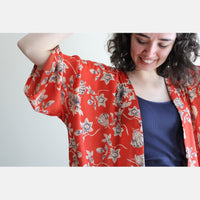 Robe fair trade ethical sustainable fashion Beautiful Mid Length Robes - Freedom Kimonos conscious purchase AIM