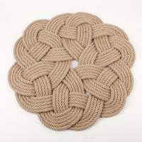 Rugs Round Jute Knotted Rug Ethical and Fair trade at for Dignity