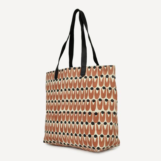 Tote fair trade ethical sustainable fashion Clay Tulip Canvas Tote - Chaaya conscious purchase JOYN