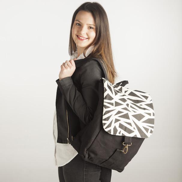 Travel Geometric Backpack Ethical and Fair trade at for Dignity